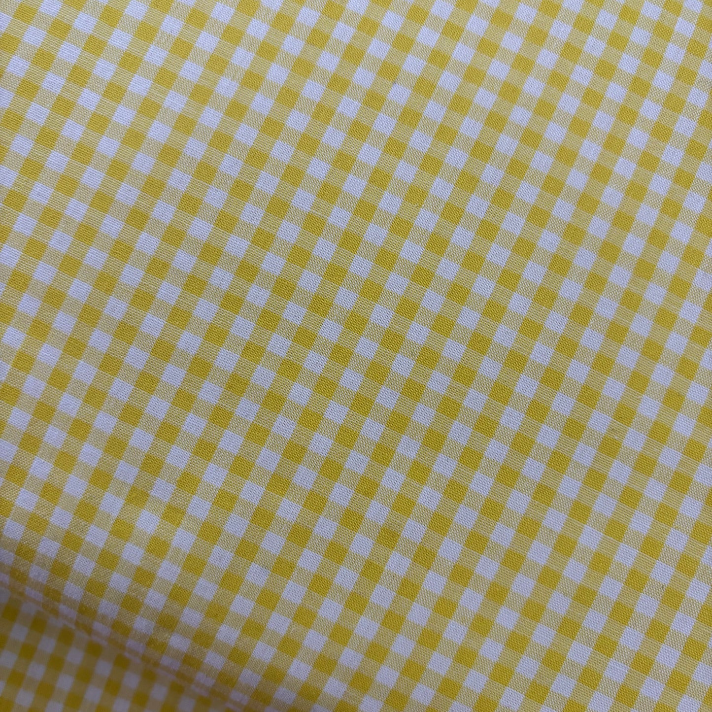 Yellow 1/8” Japanese Gingham