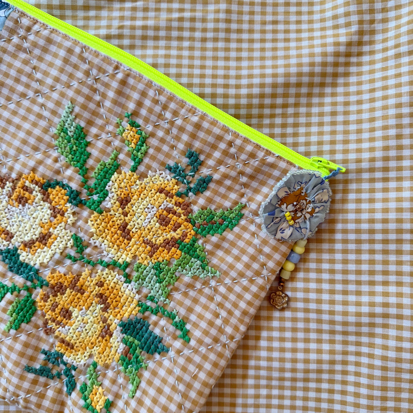 Golden 1/8th “ Yarn Dyed Japanese Gingham
