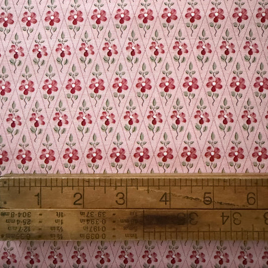 French General - Fleur De Paris - Paquerette Checks and Plaid Floral in Pale Rose