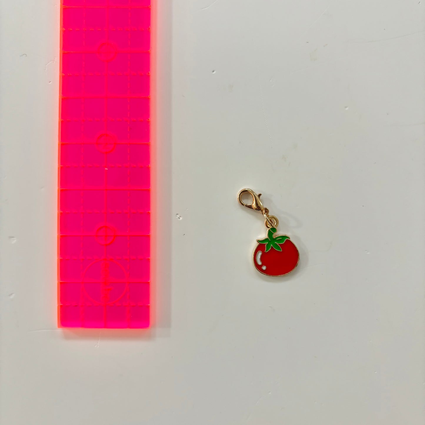 Tomato Zipper Charm