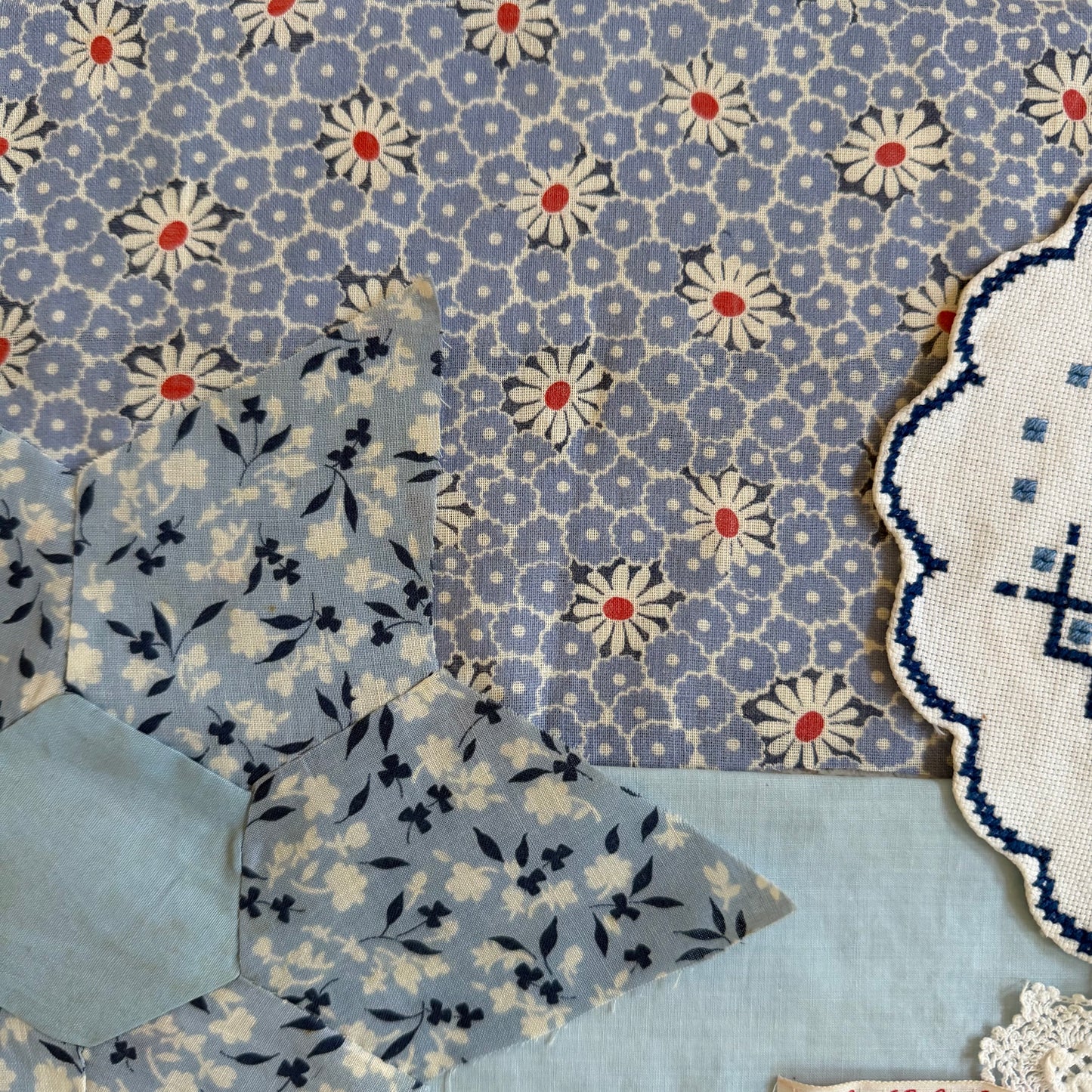 Vintage Bundle for Textile Collage (A)