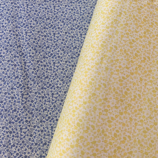Aunt Grace Rock My Baby - Ditsy In Blue - Marcus Fabrics