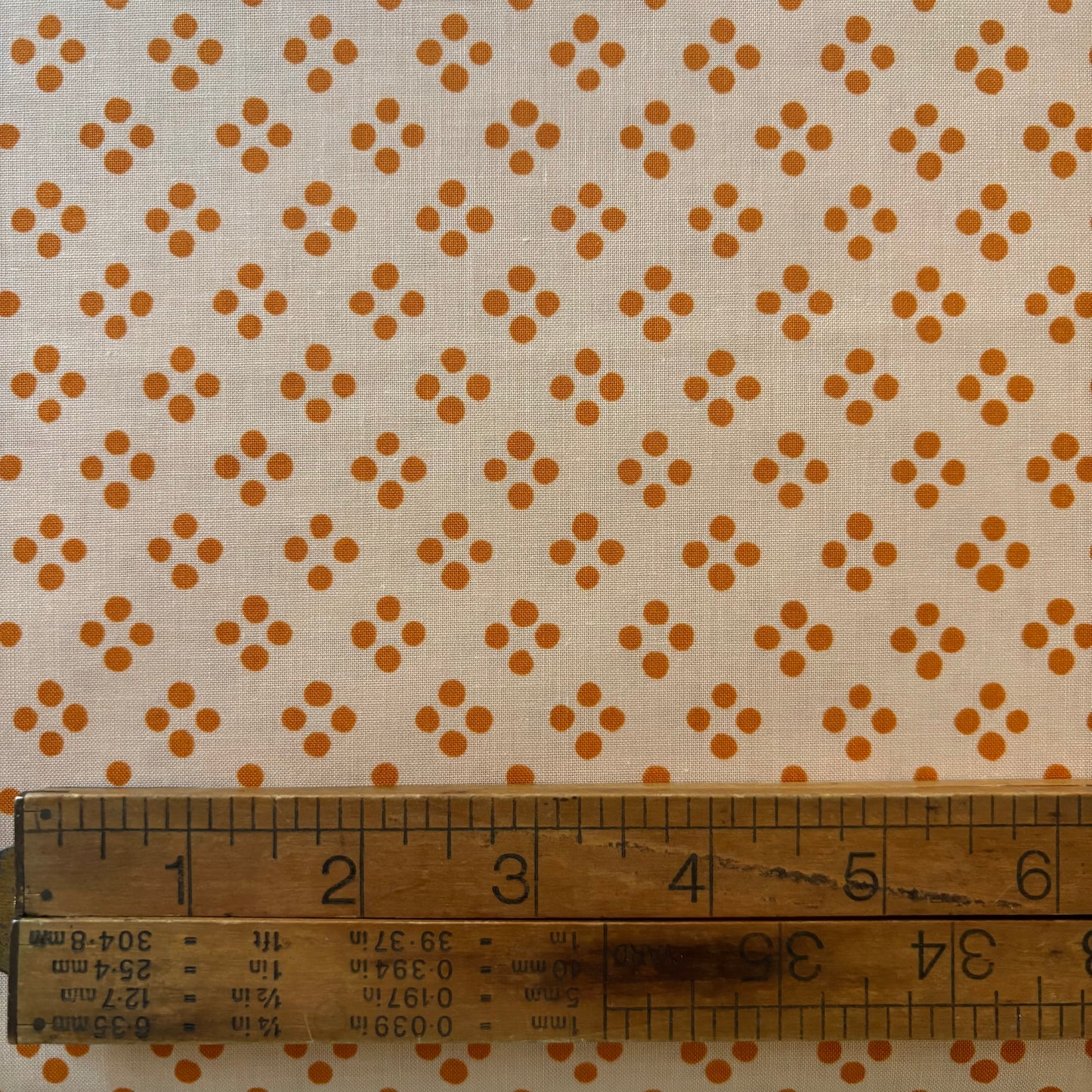 Pixie Dots in Creamsicle - Geometry - Ruby Star Society
