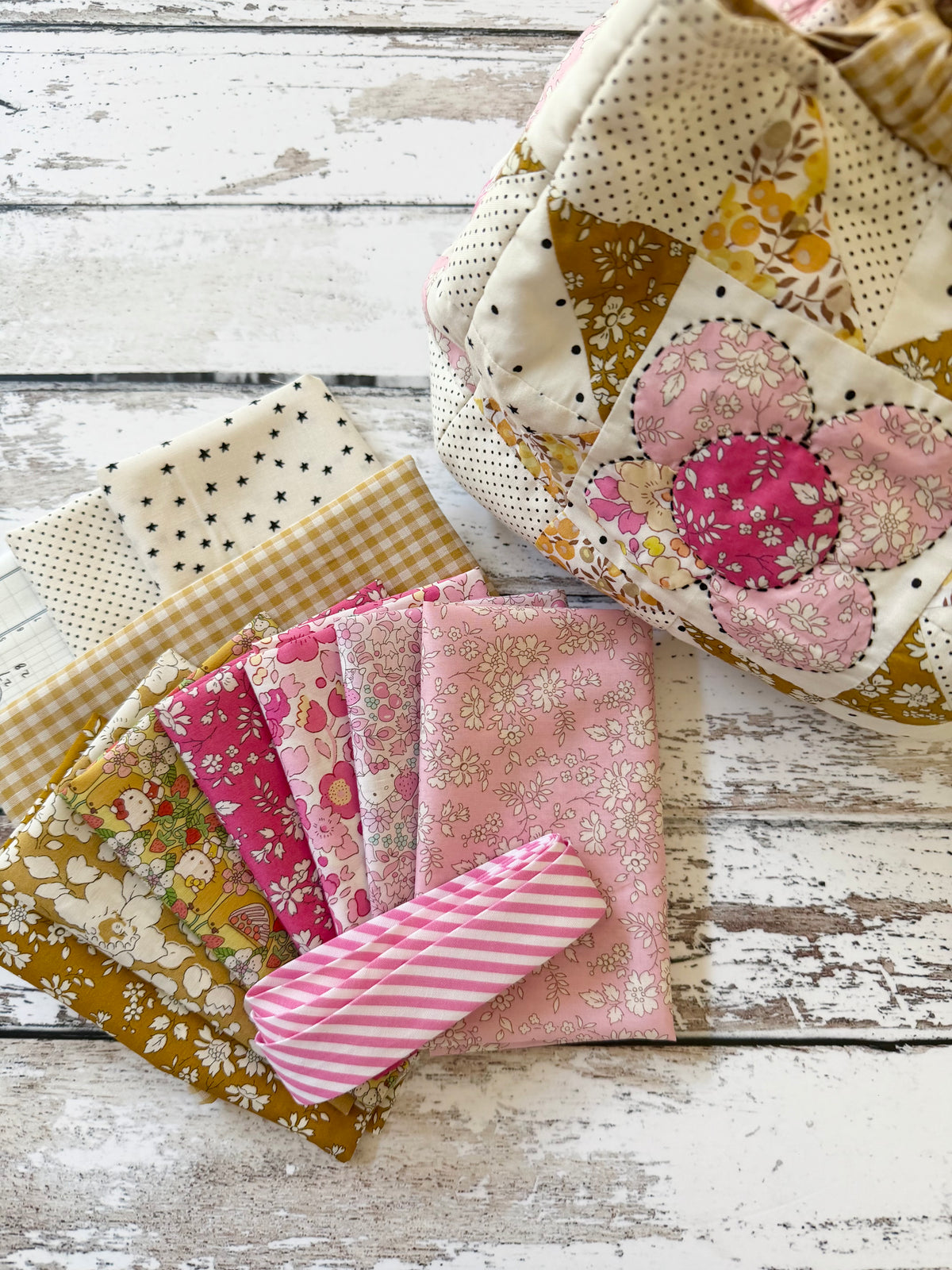 Summertime Dilly Bag Bundle - Pink / Golden Liberty Version