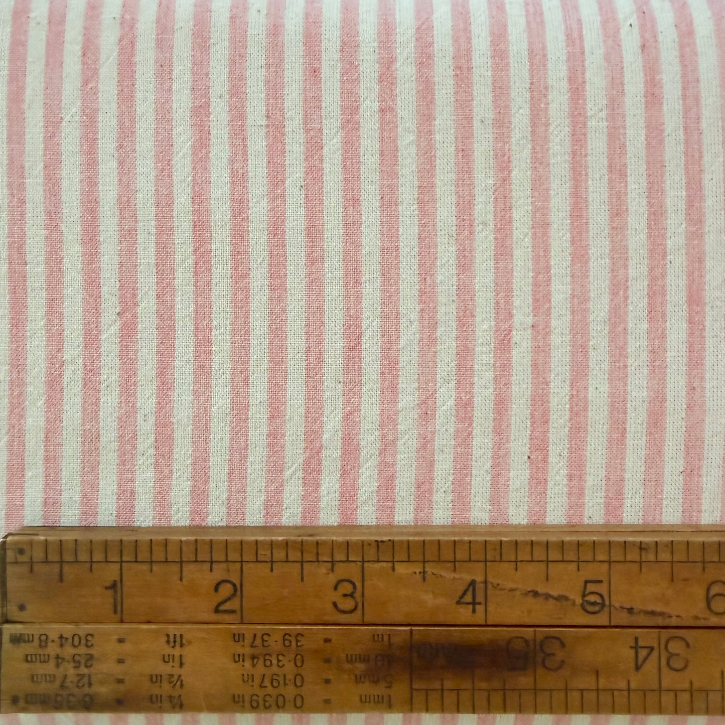 Pink Stripe - Cotton Yarn Dyed Cloth