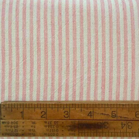 Pink Stripe - Cotton Yarn Dyed Cloth