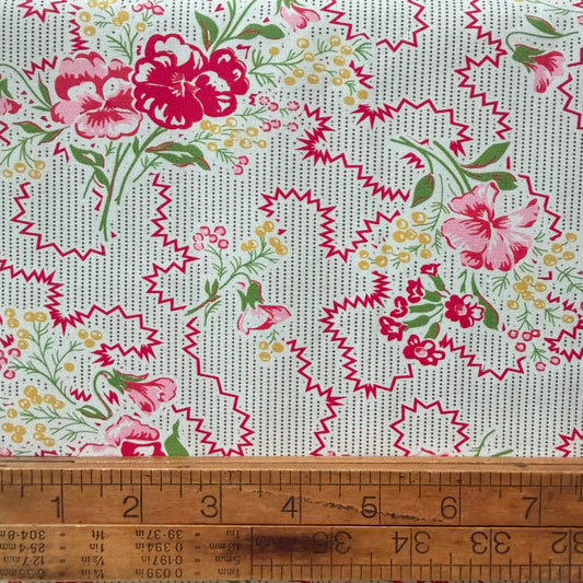 Darling Buds of May - Ribbon Floral Green