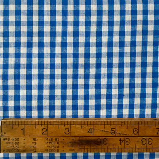 1/4” Gingham - Blue
