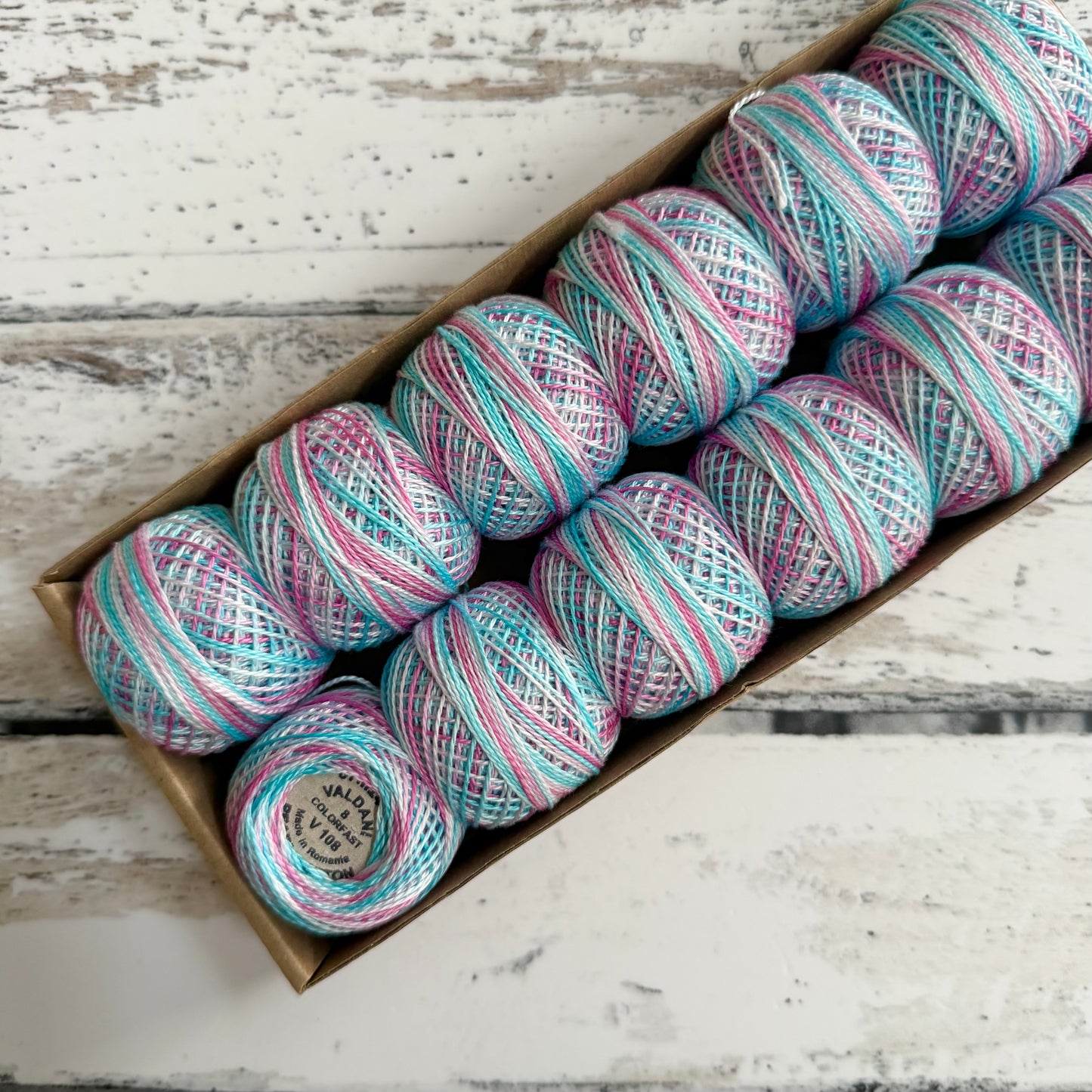 Valdani - Perle 8 Cotton - V108 Sparkling Stream