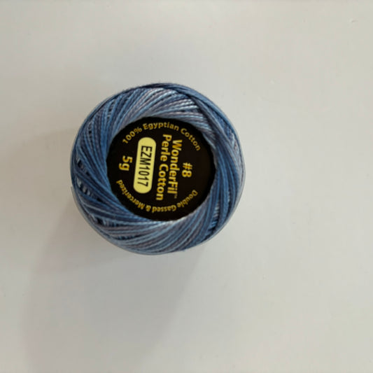 Wonderfil Variegated Perle 8 Thread - EZM1017 Sea Depths