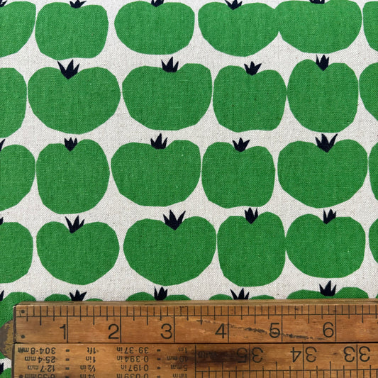 Green Tomato Linen Printed Canvas