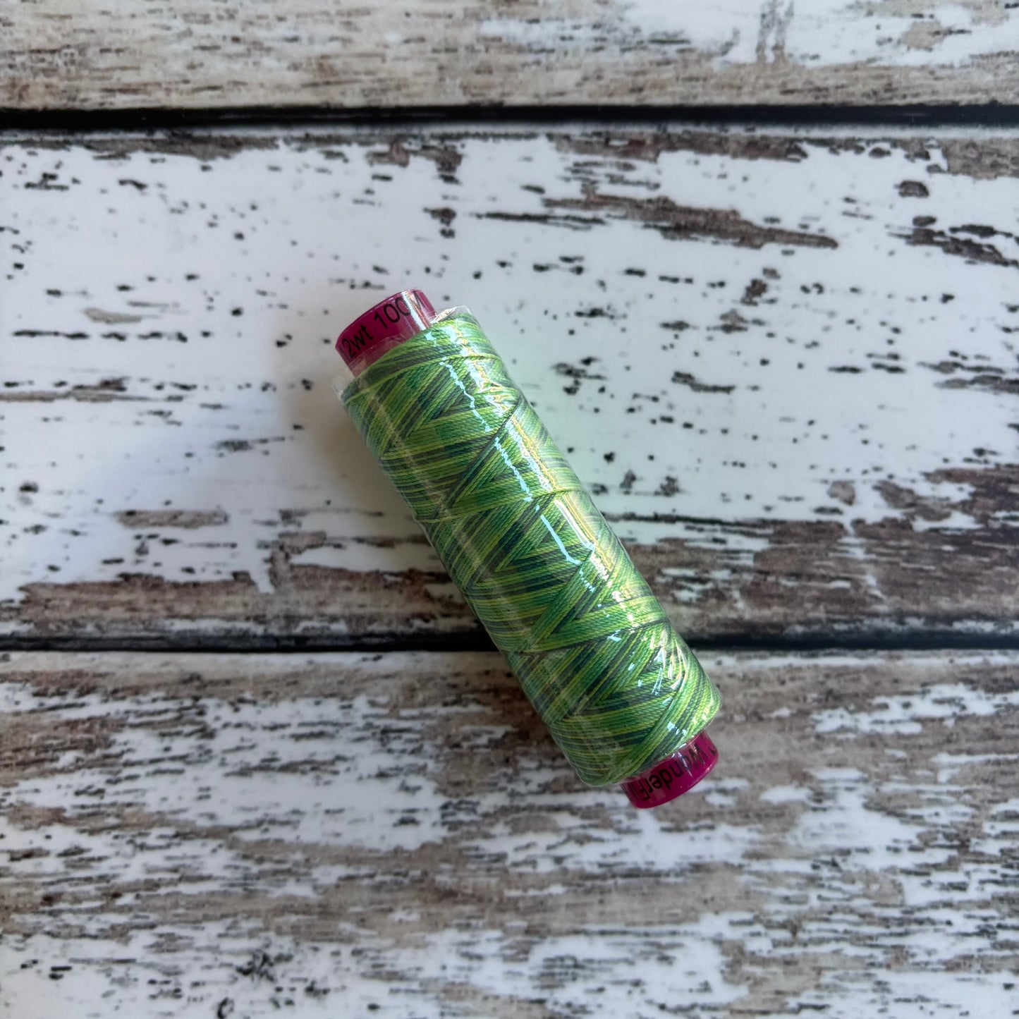 Wonderfil Frutti - 12wt Egyptian Cotton Thread - Evergreen