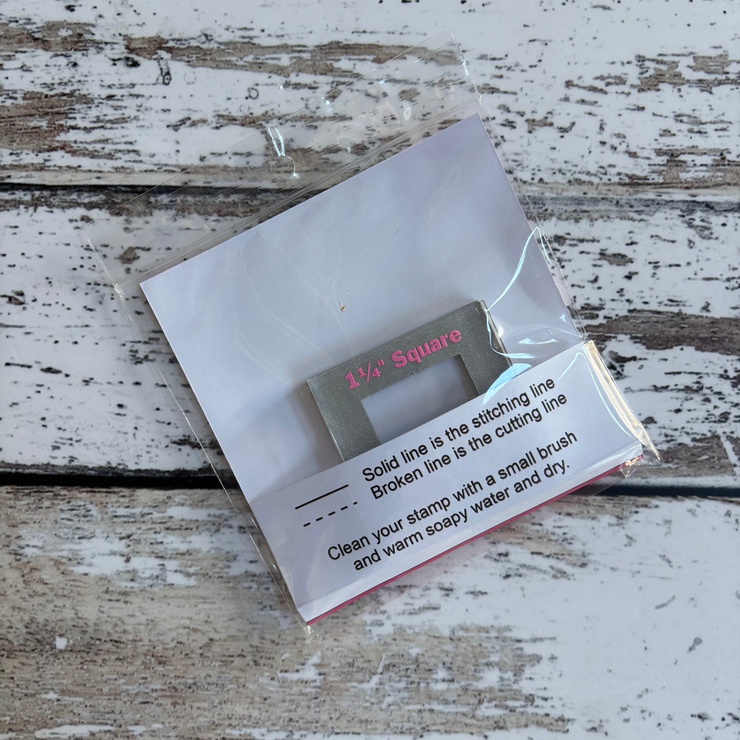 Acrylic Stamp Set for Sadie’s Quilt