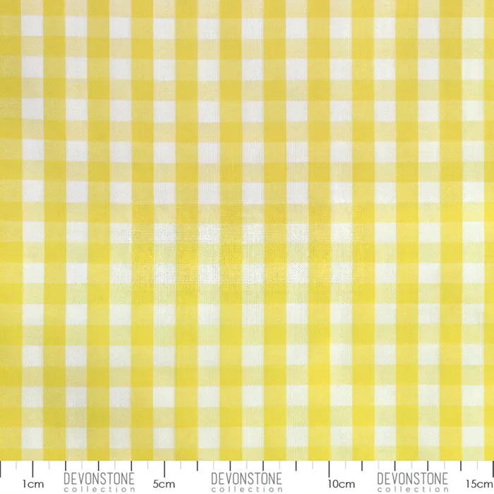 1/4” Gingham - Yellow