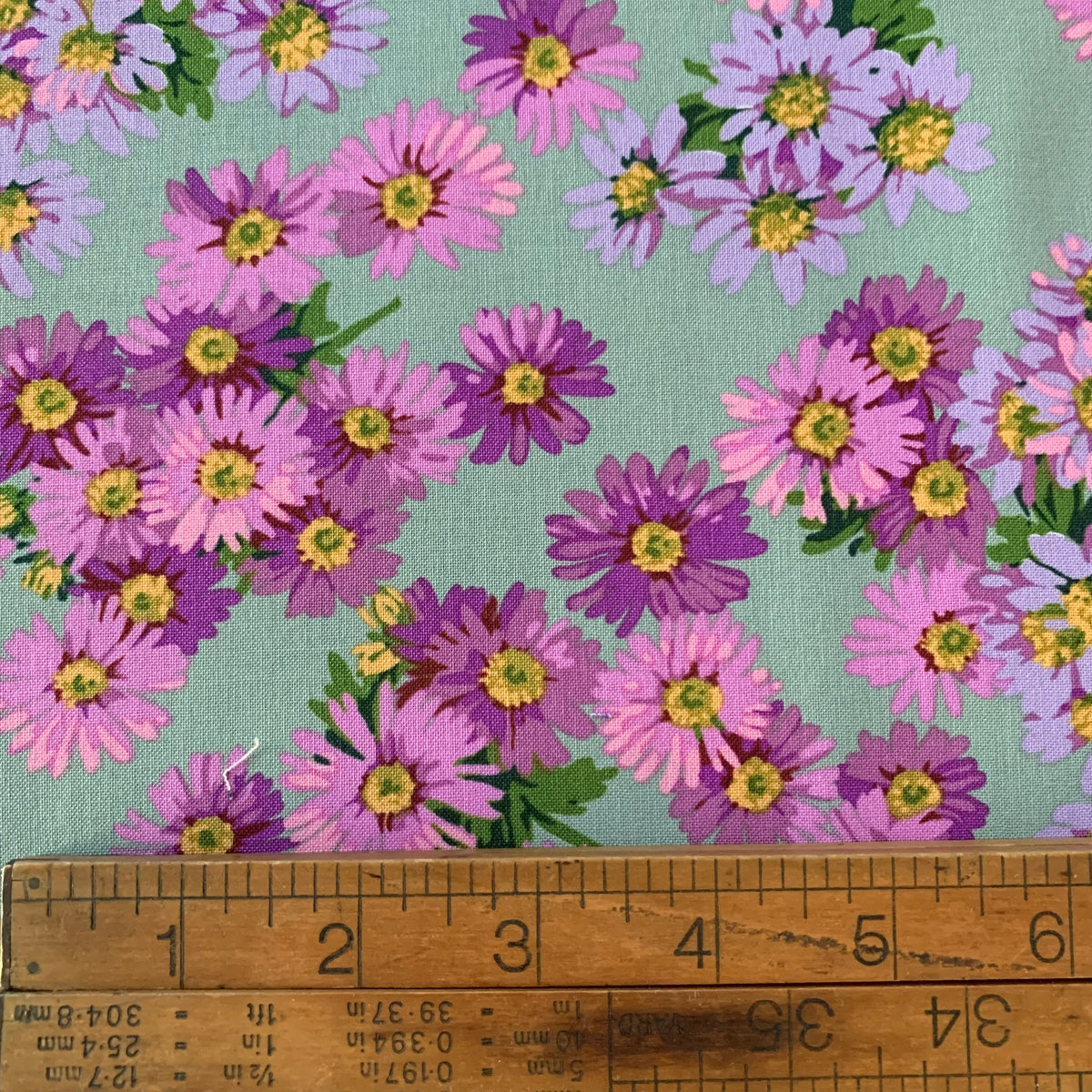 Golden Harvest - Asters in Purple - Free Spirit Fabrics