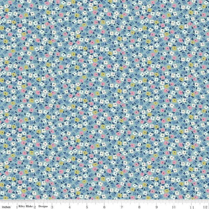 Teeny One in Blue - Cath Kidston Signature Collection for Riley Blake