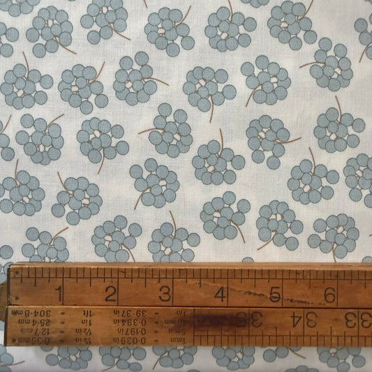 Tansy in Grande Misty - Coastal Walk by Karen Lewis Textiles for Andover