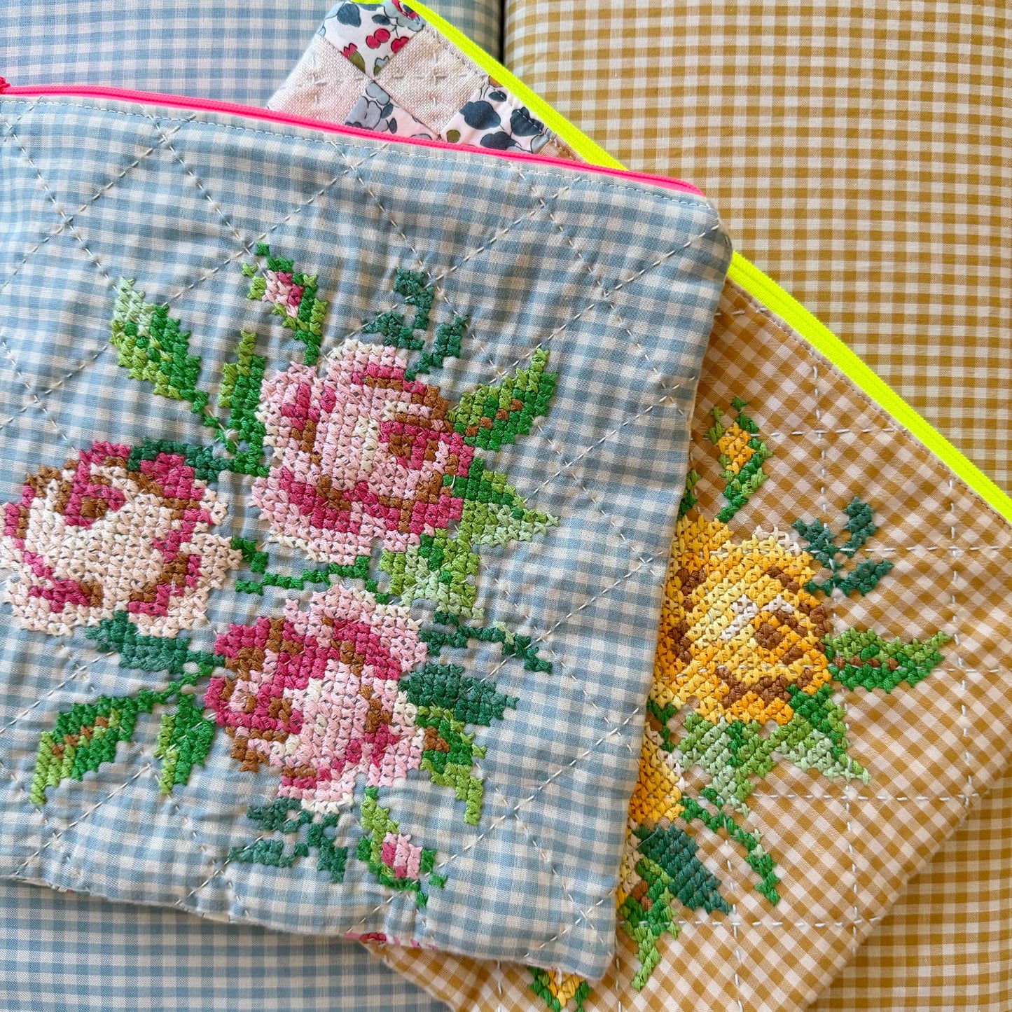 Golden 1/8th “ Yarn Dyed Japanese Gingham