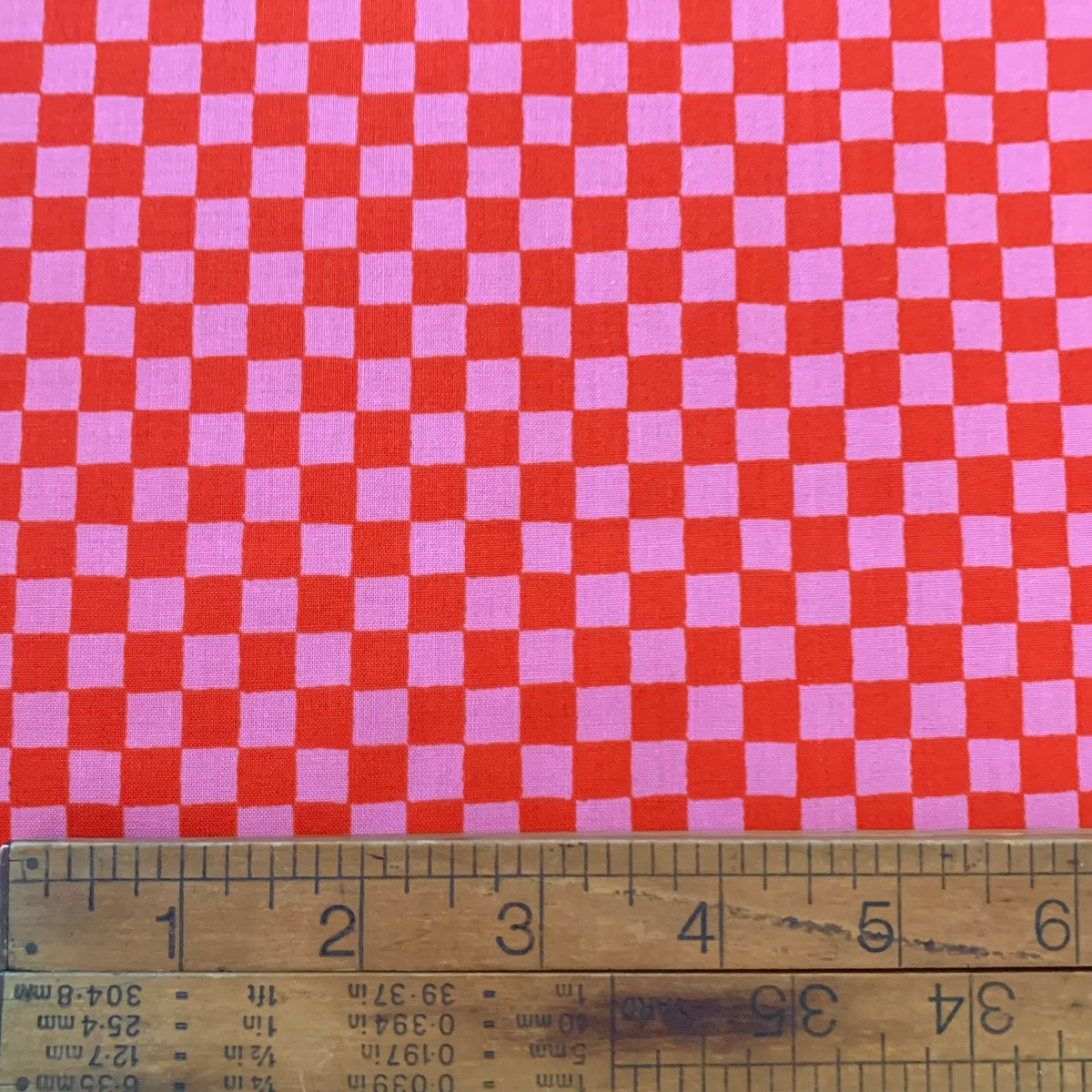 1-800 Calico - Ruby Star Society - Block Print in Warm Red