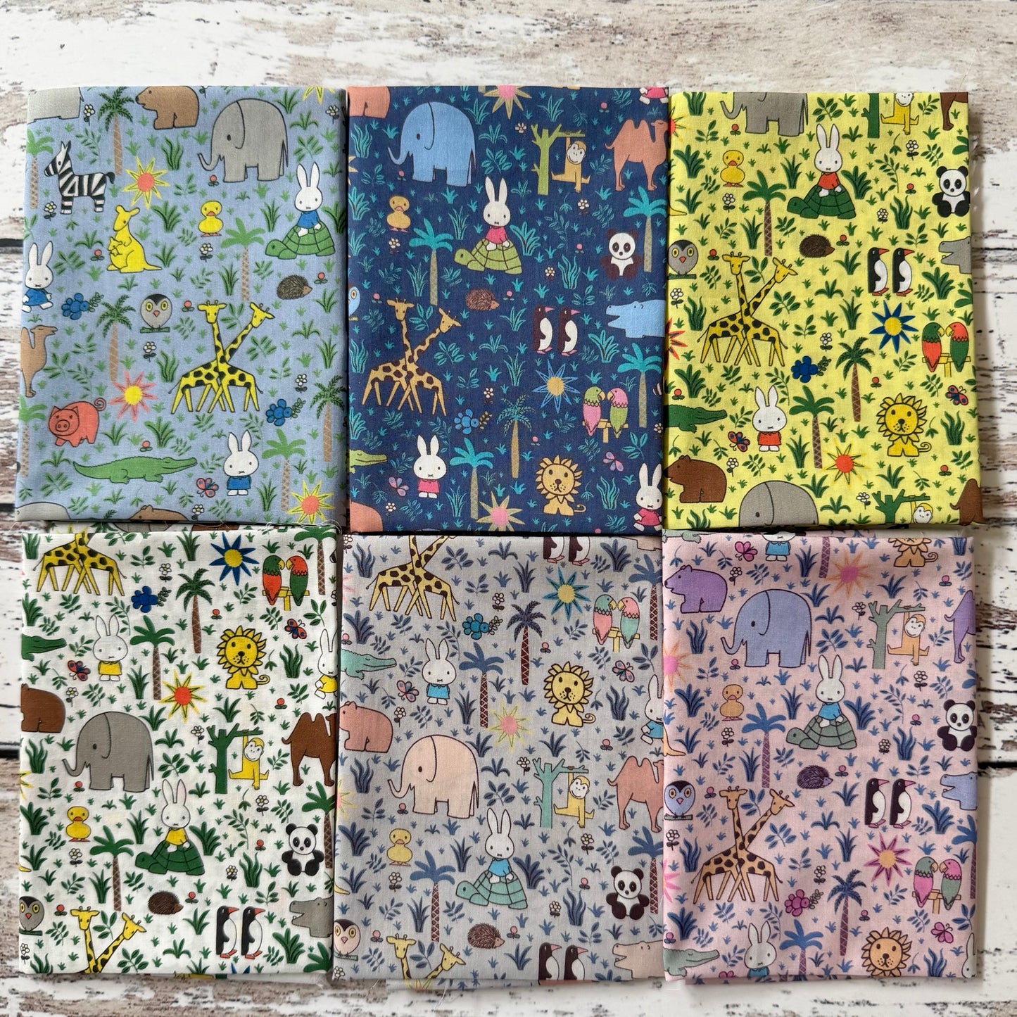 Liberty Tana Lawn Japan - Miffy Zoology Bundle