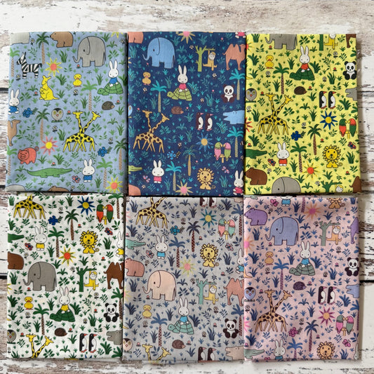 Liberty Tana Lawn Japan - Miffy Zoology Bundle