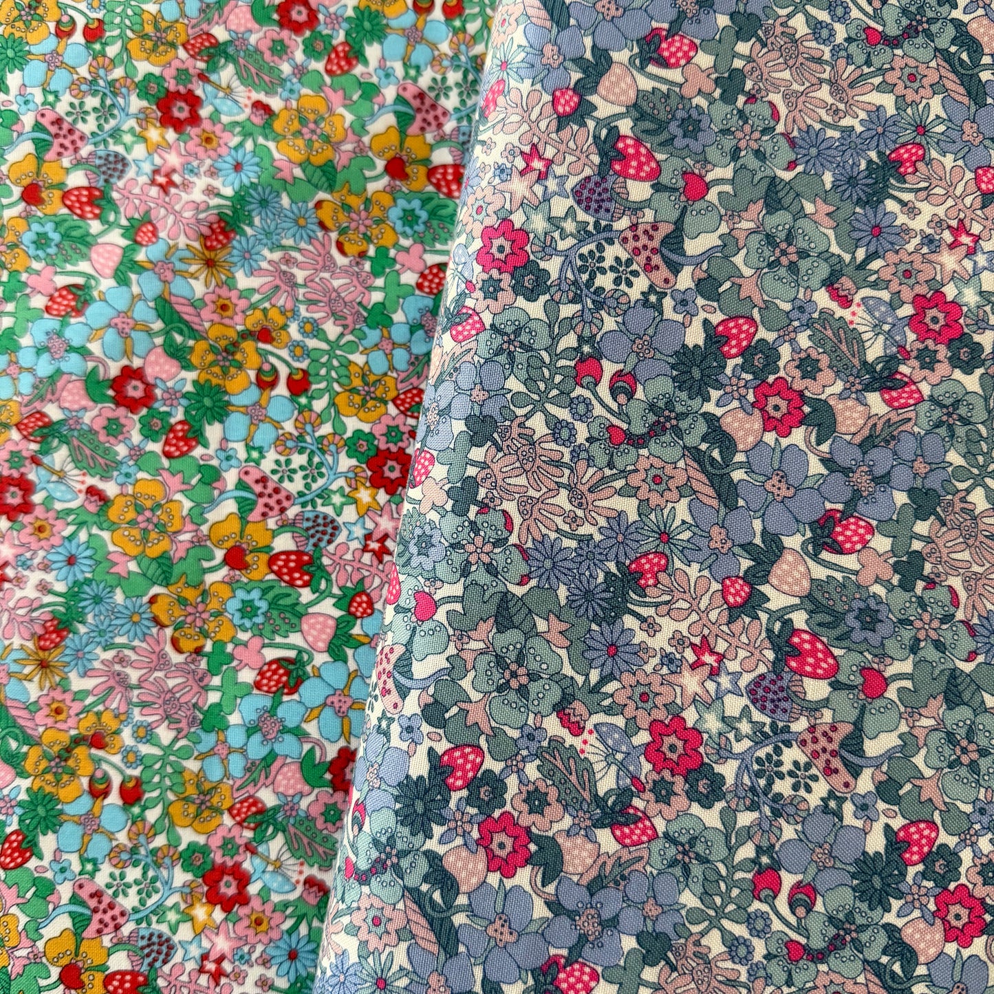 Flowertop Forest B - Everlasting Collection - Liberty Lasenby Quilting Cotton