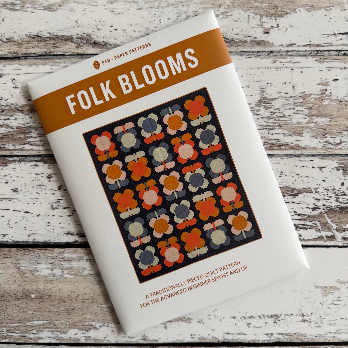 Folk Blooms by Pen and Paper Patterns
