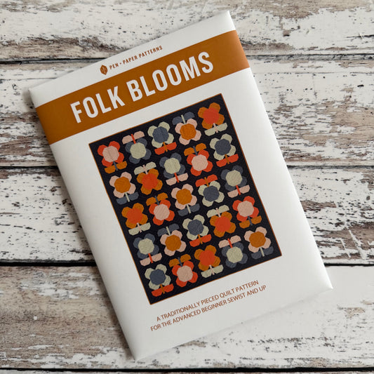 Folk Blooms by Pen and Paper Patterns