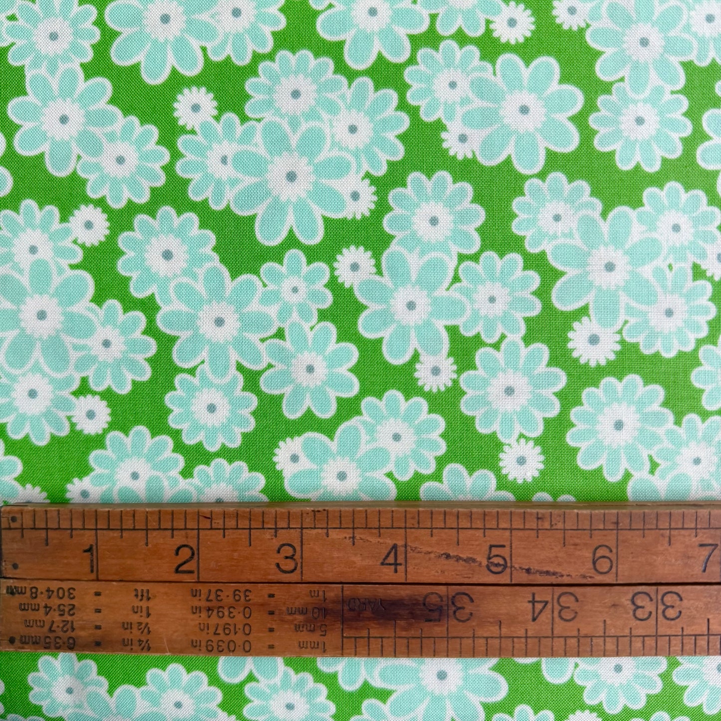 Dear Daisy in Clover - Daisy Crush by Heather Bailey for Figo Fabrics