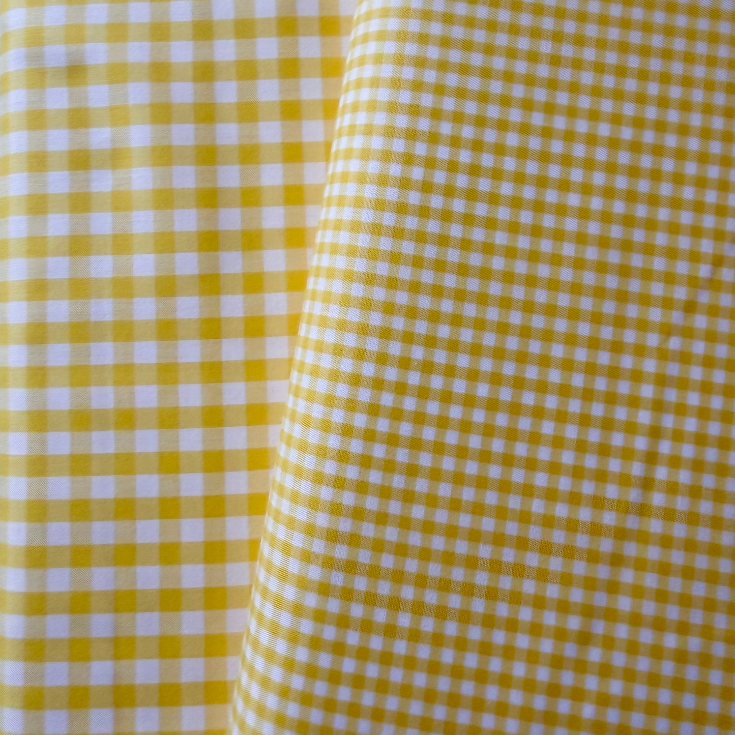 Yellow 1/8” Japanese Gingham