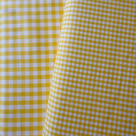Yellow 1/8” Japanese Gingham