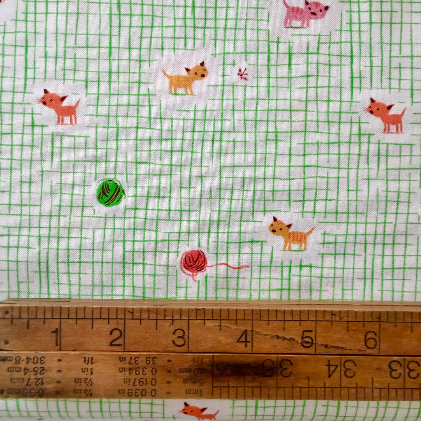 Studio Edit - Kitten Plaid in Green