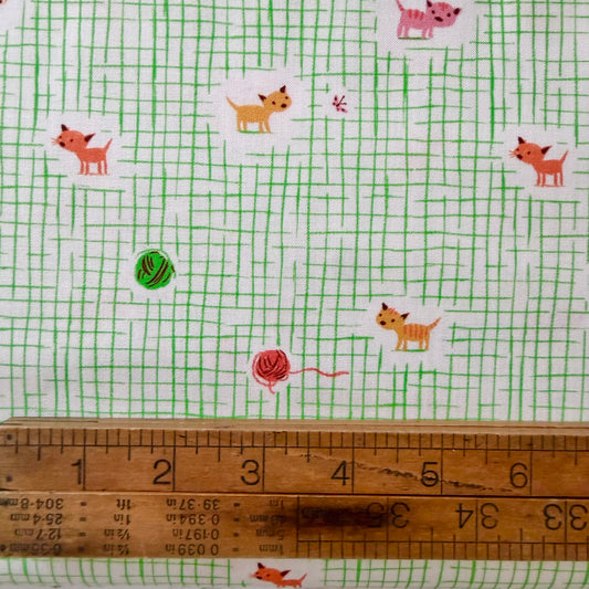 Studio Edit - Kitten Plaid in Green