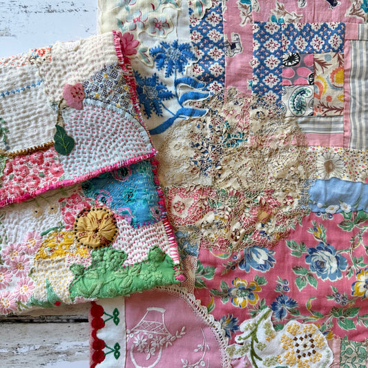 Small Vintage Textile Collage Workshop (3 days) - Monday 16th, Tuesday 17th and Wednesday 18th November, 10am - 3.30pm