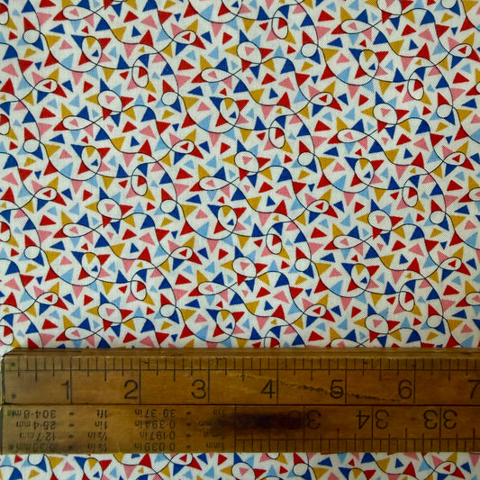 Summer Fair Fun Fair Bunting A - Liberty Lasenby Quilting Cotton