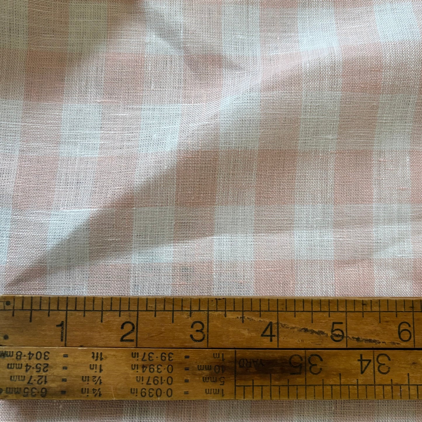 Colette Light Pink Linen Check