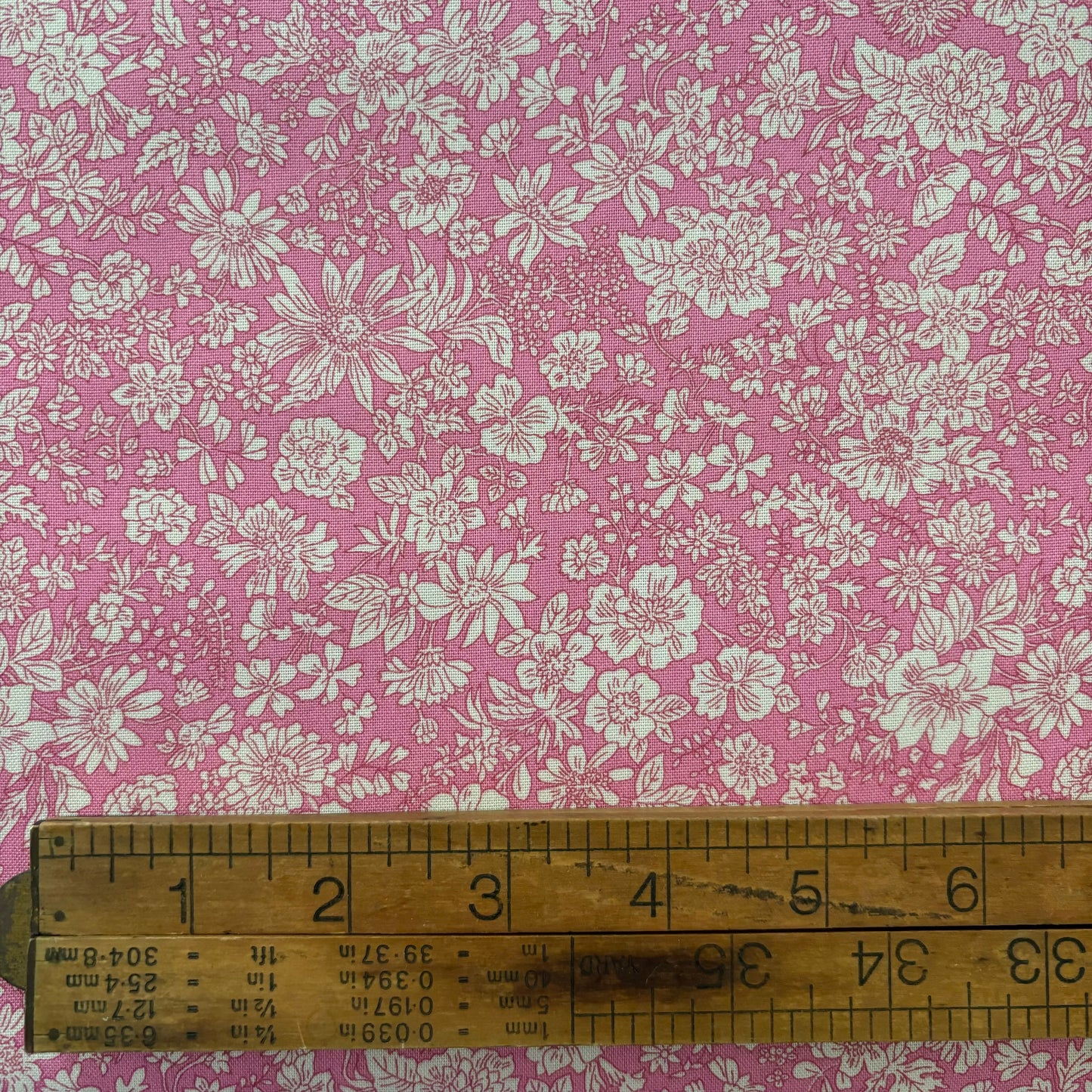 Emily Belle Brights - Vintage Pink - Liberty Quilting Cotton