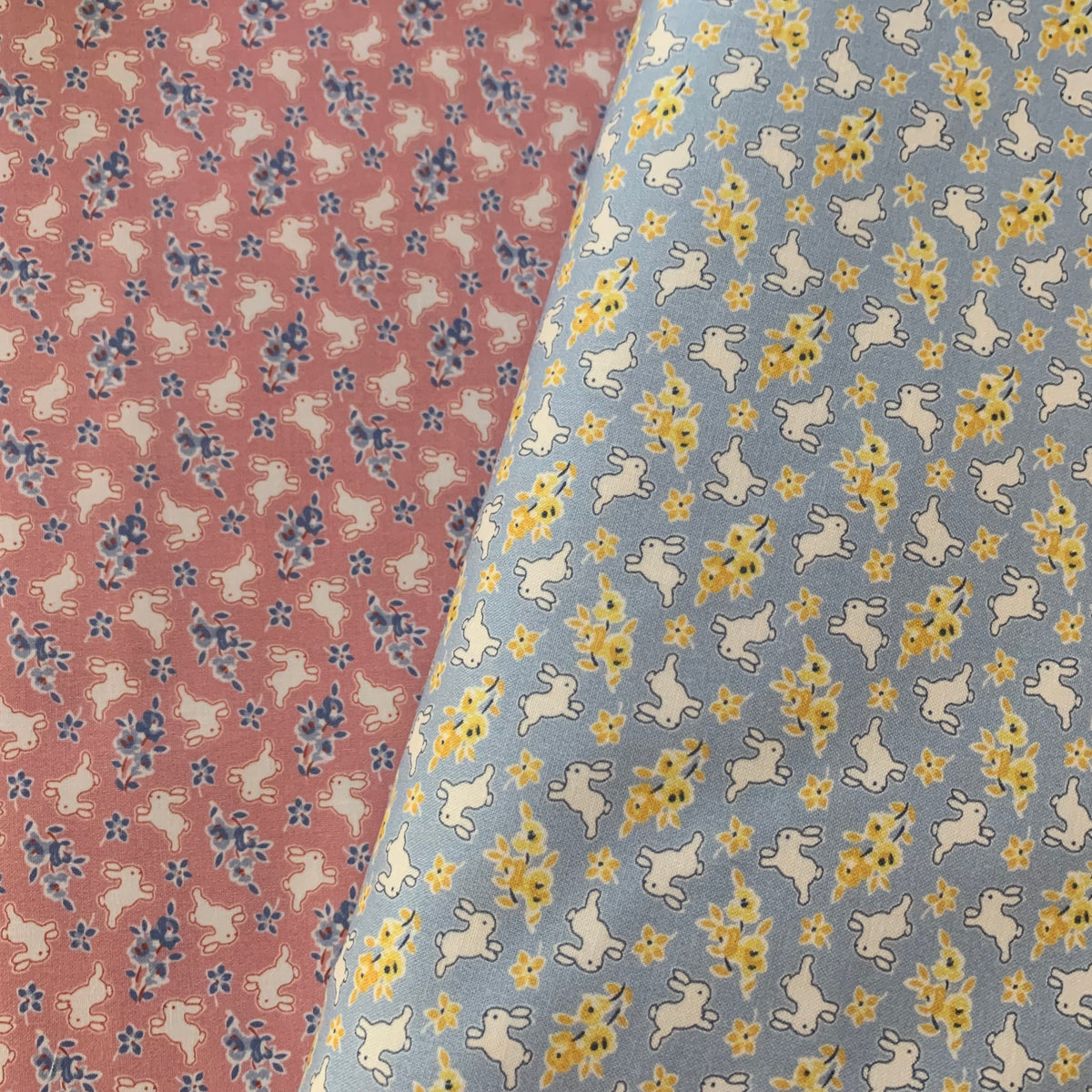 Aunt Grace Rock My Baby - Bunny in Blue - Marcus Fabrics