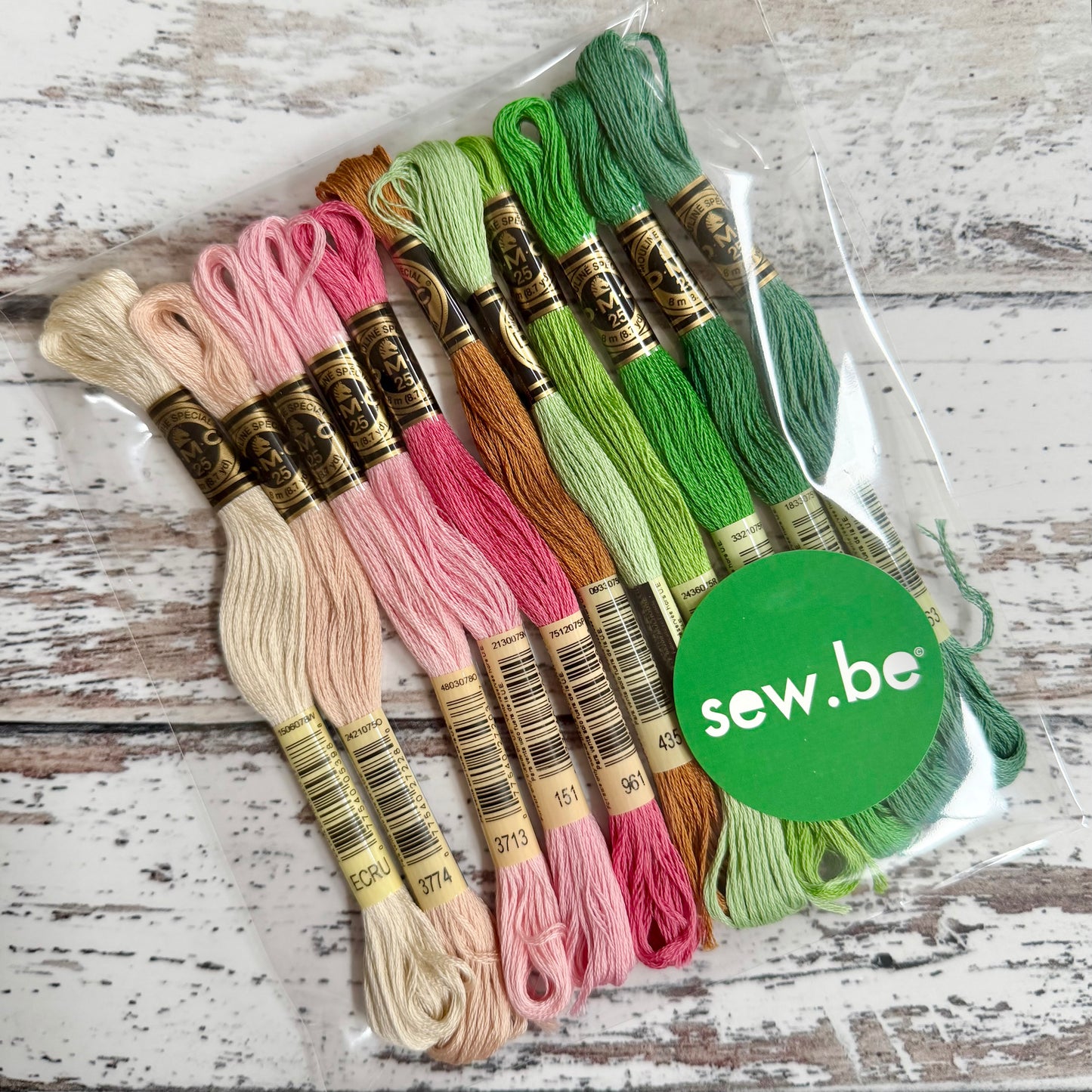 Threads for Betsy Rose Pouch - Pink Colourway