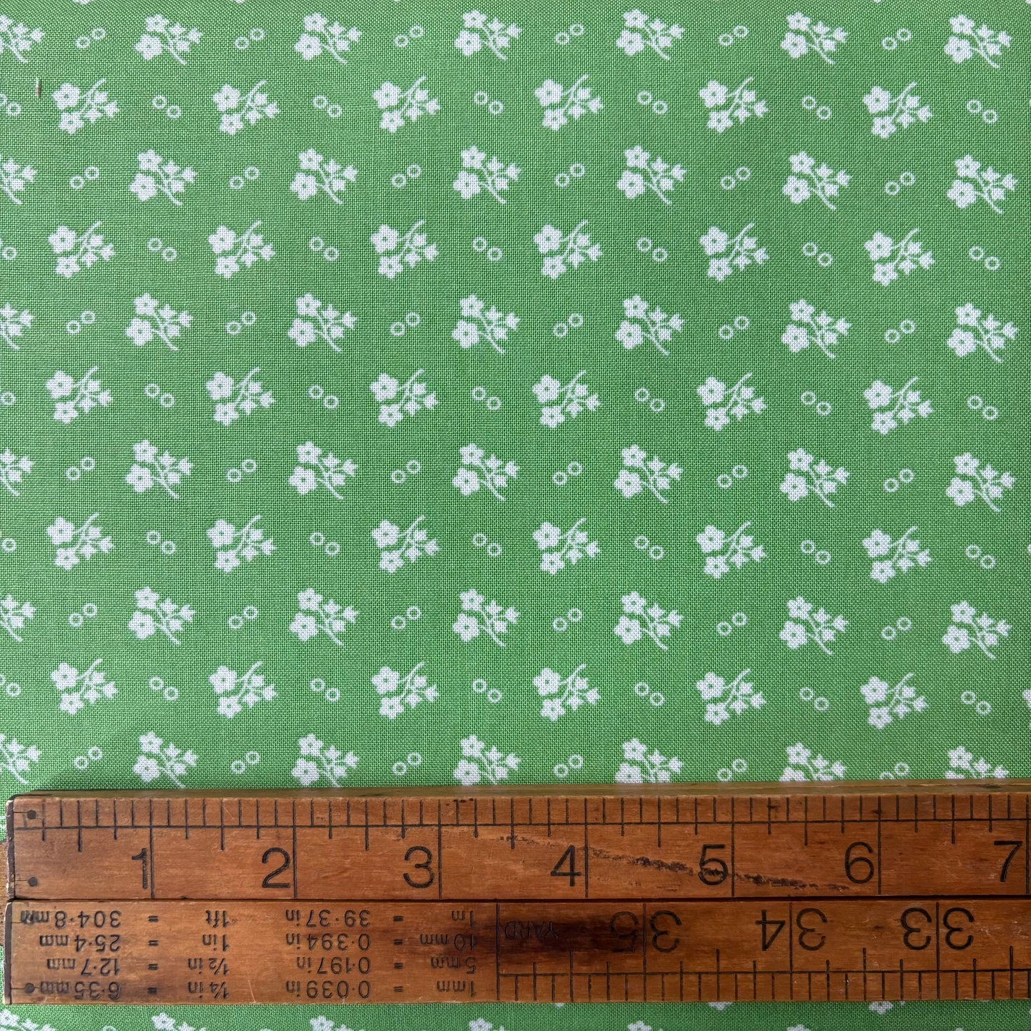 30’s Playtime Green Floral