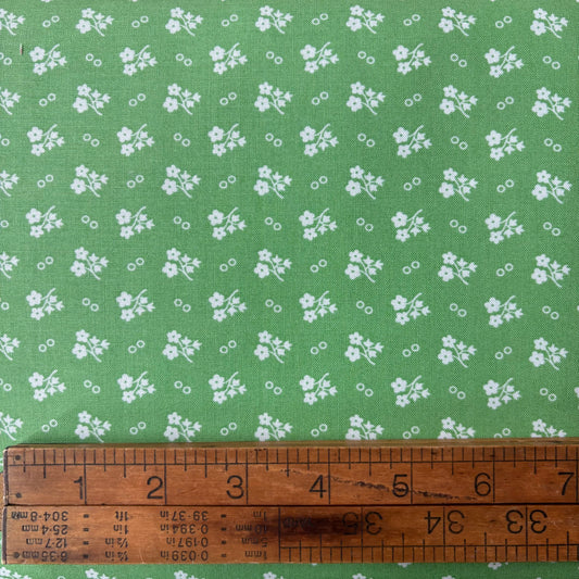 30’s Playtime Green Floral