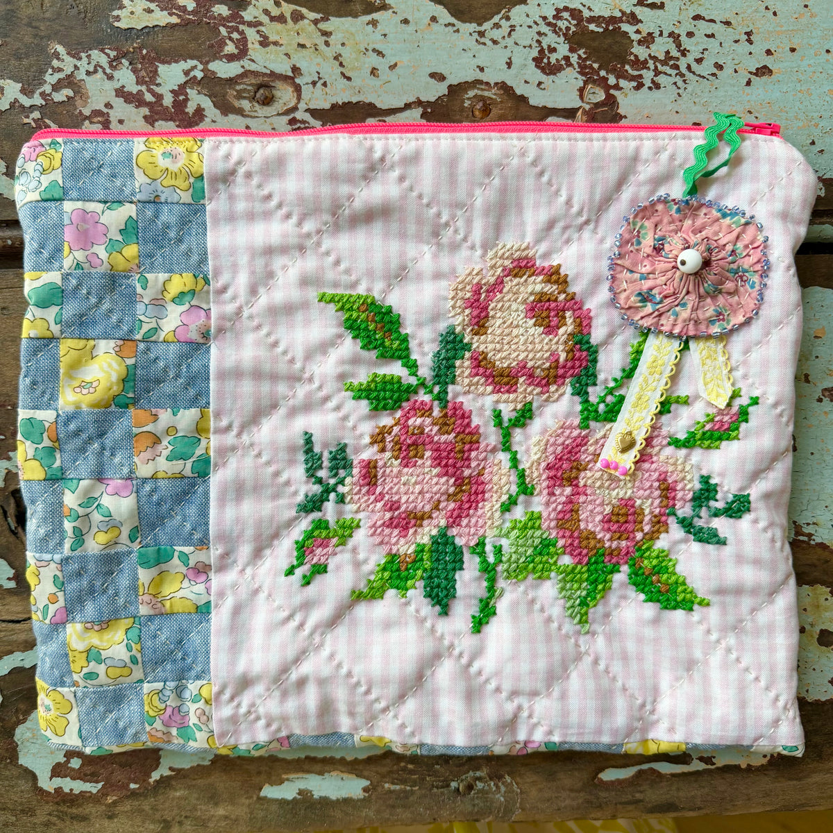 Betsy Rose Pouch Fabric Kit - Betsy K