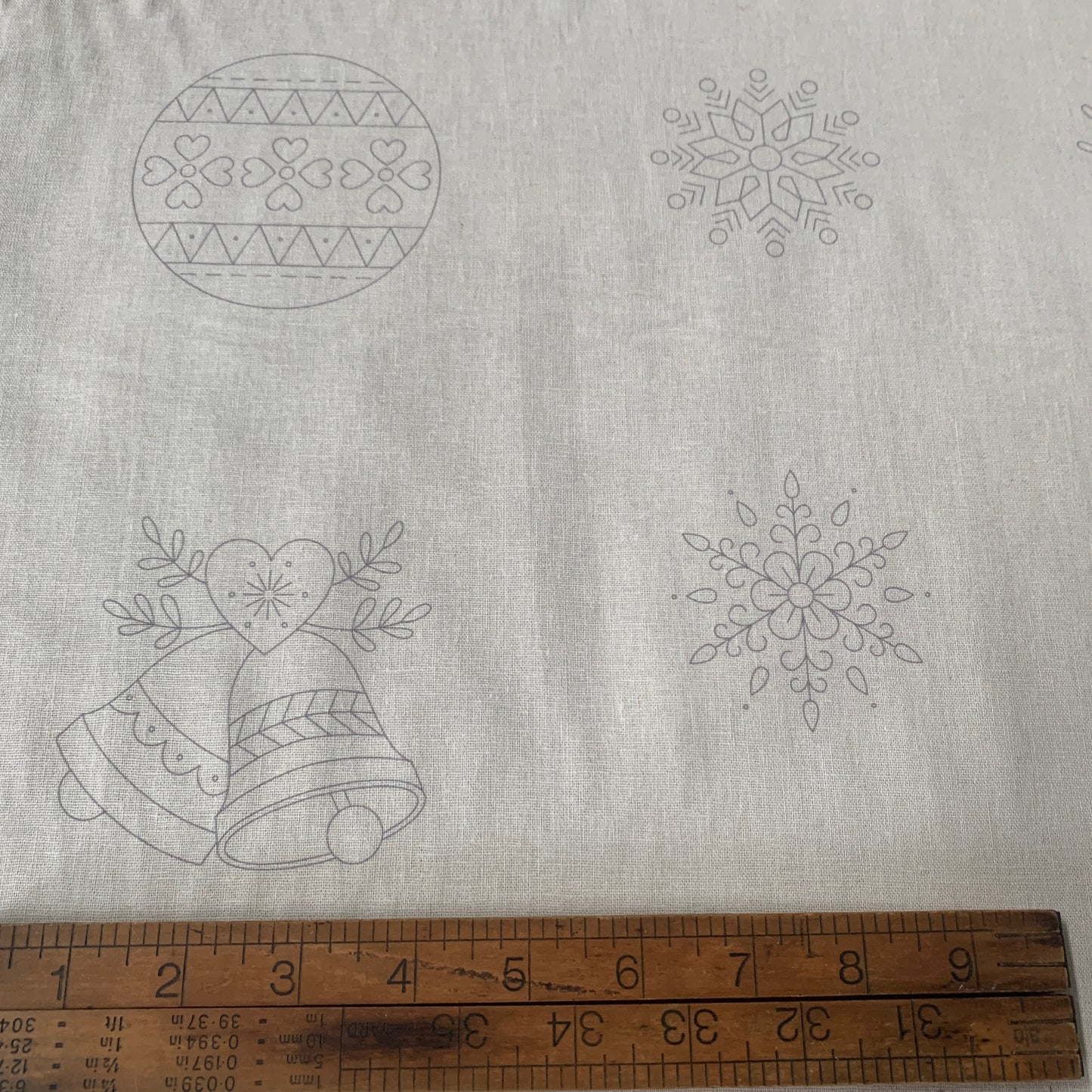Merry Stitchmas Panel - Fat Quarter