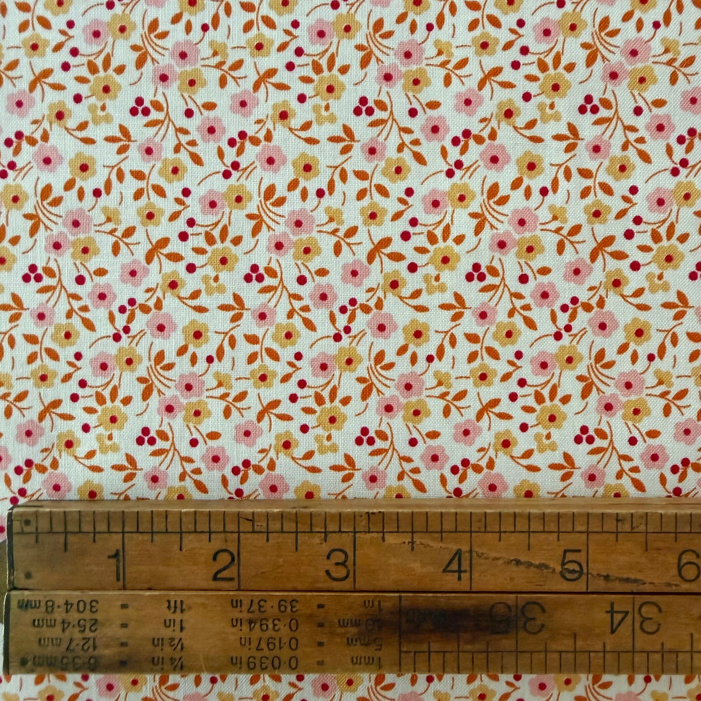 Farmer’s Daughter Floral in Coral from Riley Blake