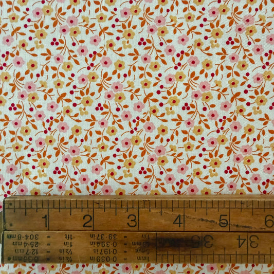 Farmer’s Daughter Floral in Coral from Riley Blake