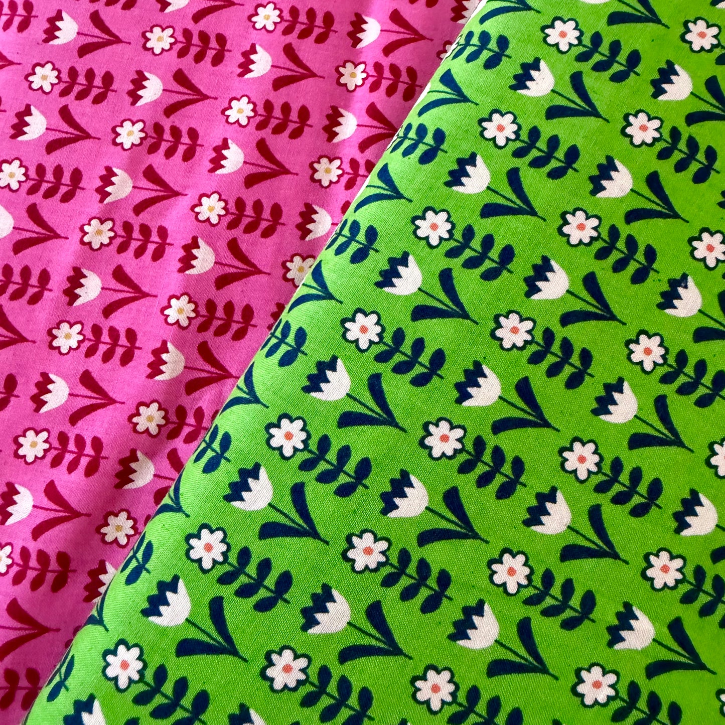 Green Floral from Sevenberry - Japanese Cotton Printed Shirting