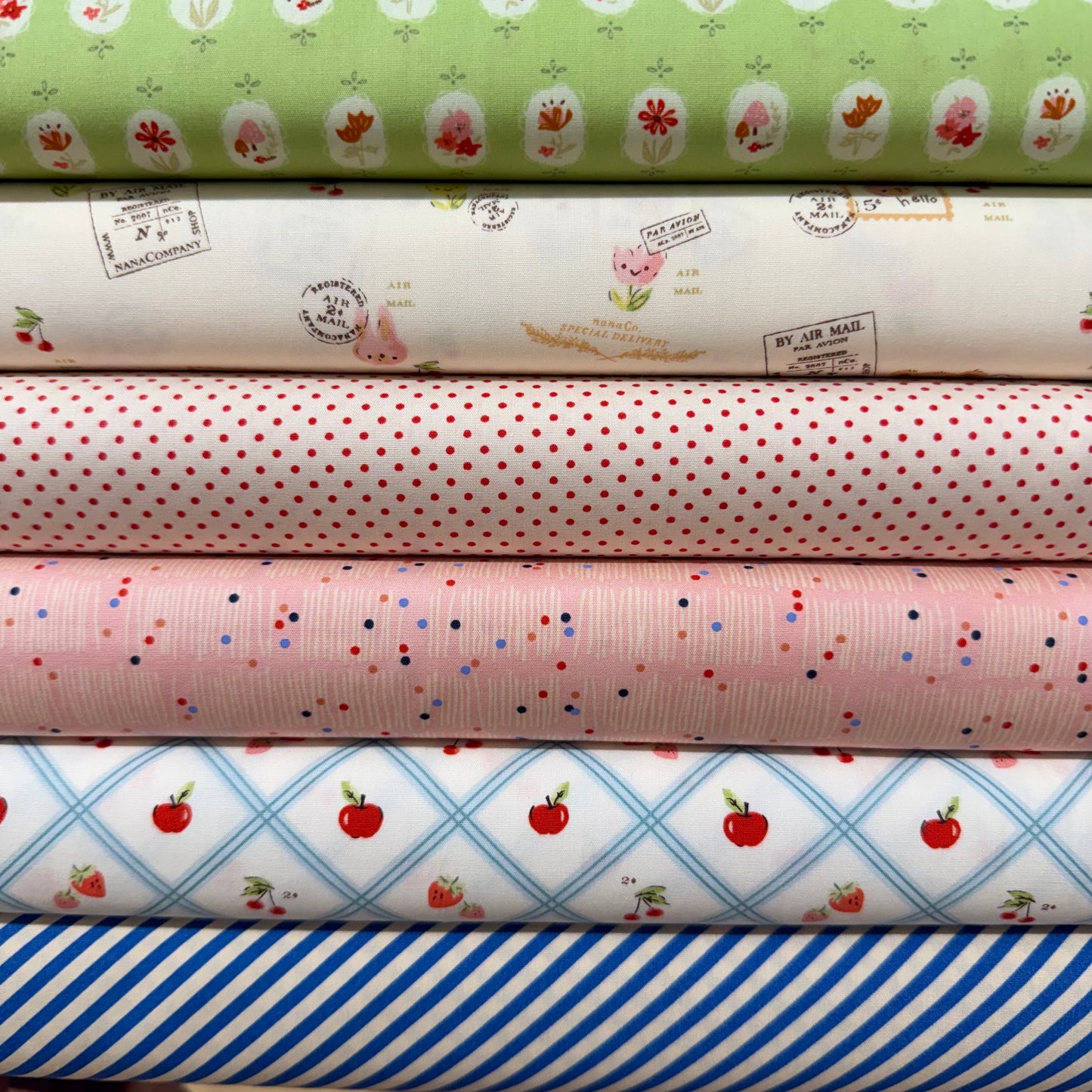 Minimo - Prairie Dot Pistachio by Amy Sinabaldi