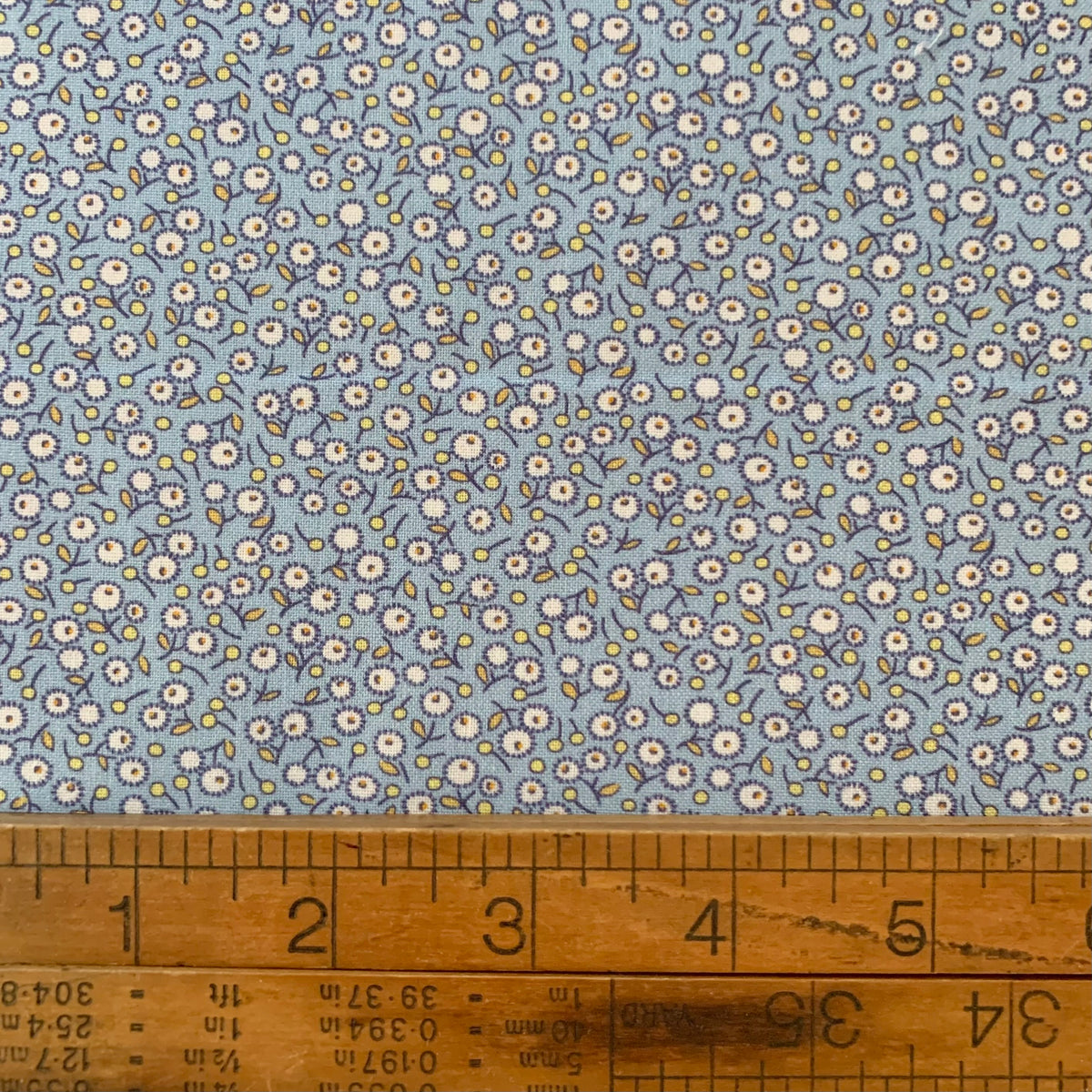 Aunt Grace Rock My Baby - Dandelion in Blue - Marcus Fabrics