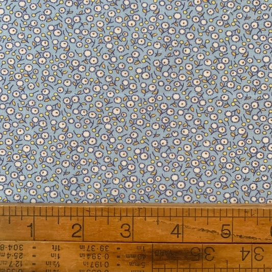 Aunt Grace Rock My Baby - Dandelion in Blue - Marcus Fabrics