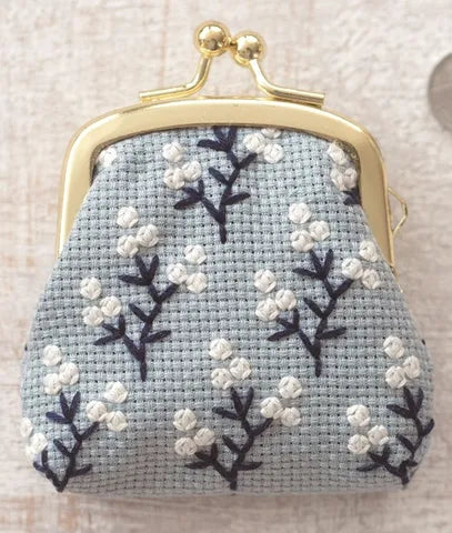 Embroidery Kit - Counted Stitch Pouch - Mayflower